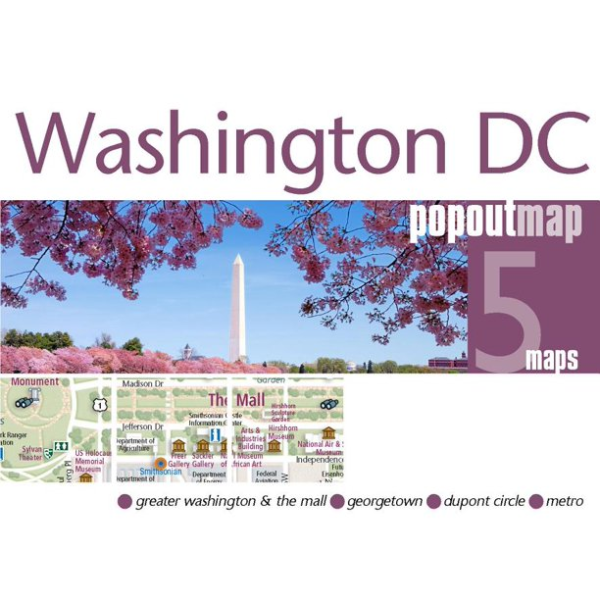 Washington DC Popout Map