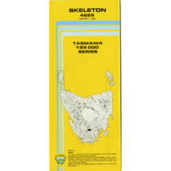 Skeleton 1:25k Topo Map