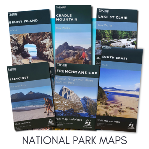 Tasmania National Parks Maps Square Icon