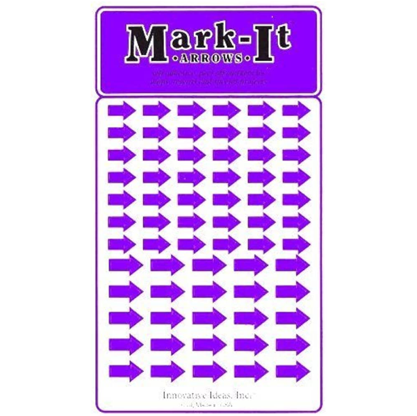 Purple Mark-It Arrow Stickers