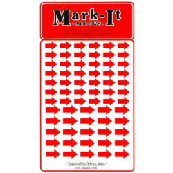 Red Mark-It Arrow Stickers