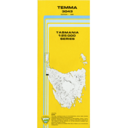 Temma 1:25k Topo Map