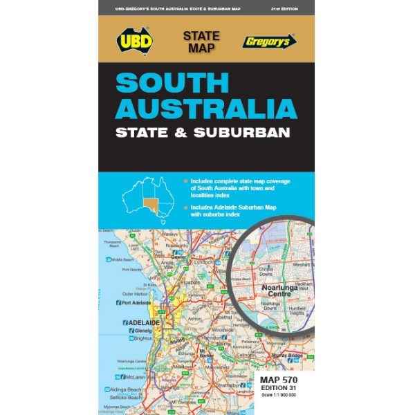 South Australia State Suburban Map 570