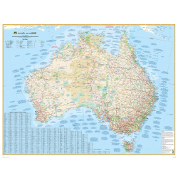 Australia Wall Road Map 149