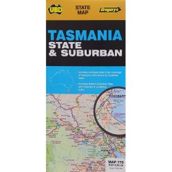 Tasmania State & Suburban Map 770 - 9780731933204