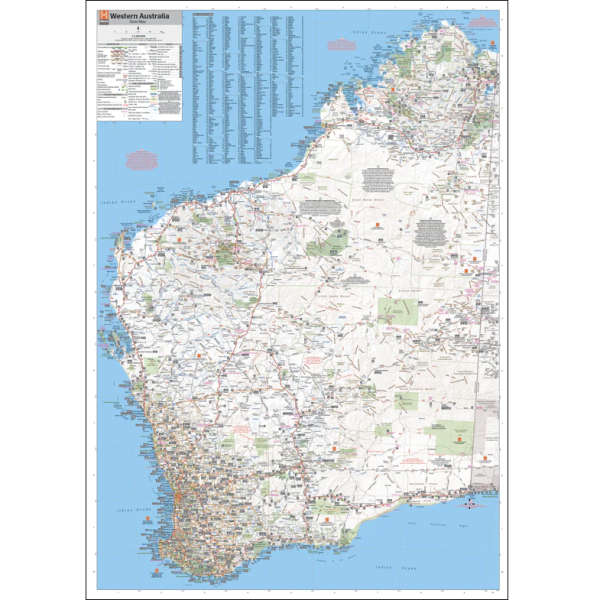 Western Australia State Super Map