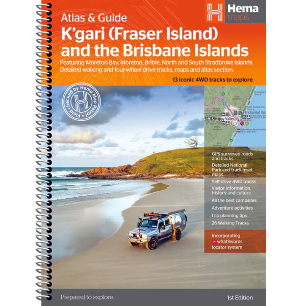 K'Gari Fraser Island Atlas & Guide