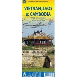Vietnam Laos & Cambodia Travel Map