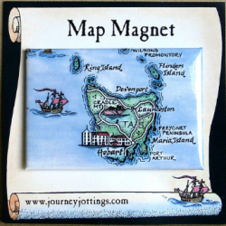 Tasmania Map Magnet