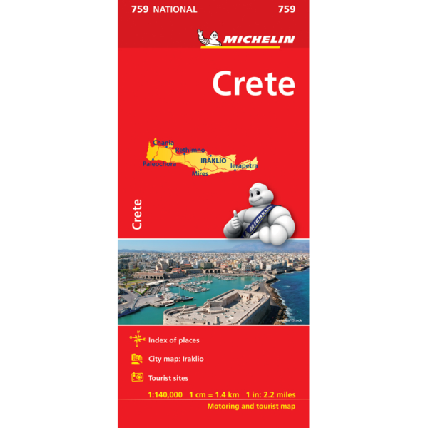 Crete Road Map 759 9782067173255