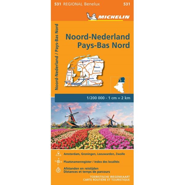 Netherlands North Road Map 531