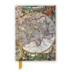 Antique Map of the World Foiled Journal