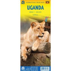 Uganda Travel Reference Map 9781771298582