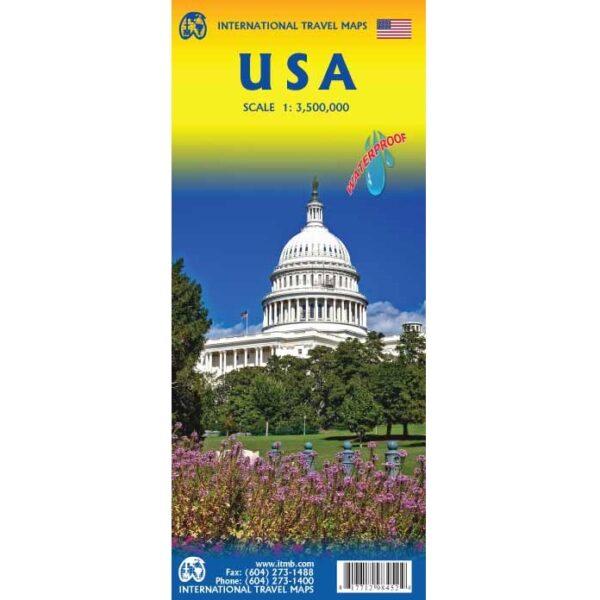 USA Travel Reference Map