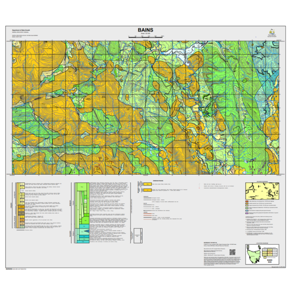 Bains 25k Geology Map 5228