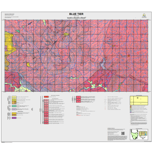 Blue Tier 25k Geology Map 5843