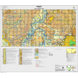 Cressy 25k Geology Map 5038