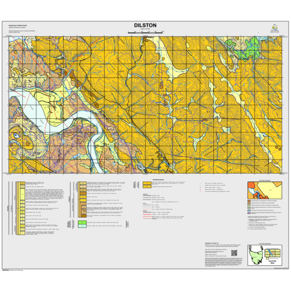 Dilston 25k Geology Map 5042