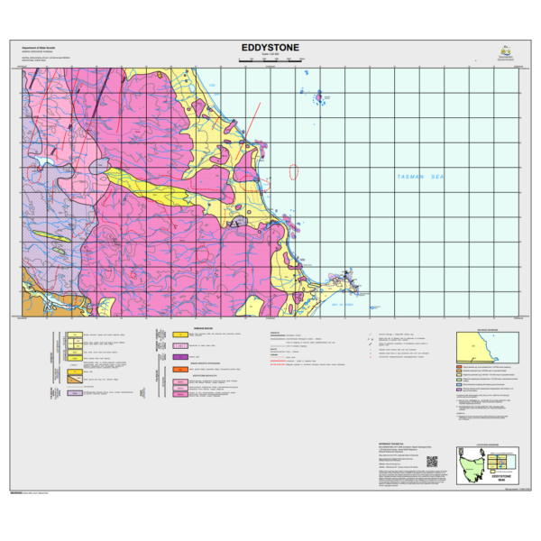 Eddystone 25k Geology Map 6047