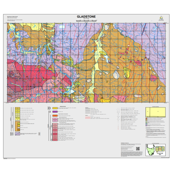 Gladstone 25k Geology Map 5846