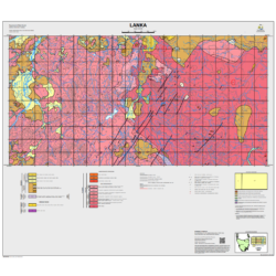 Lanka 25k Geology Map 5845