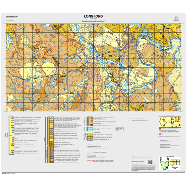 Longford 25k Geology Map 5039