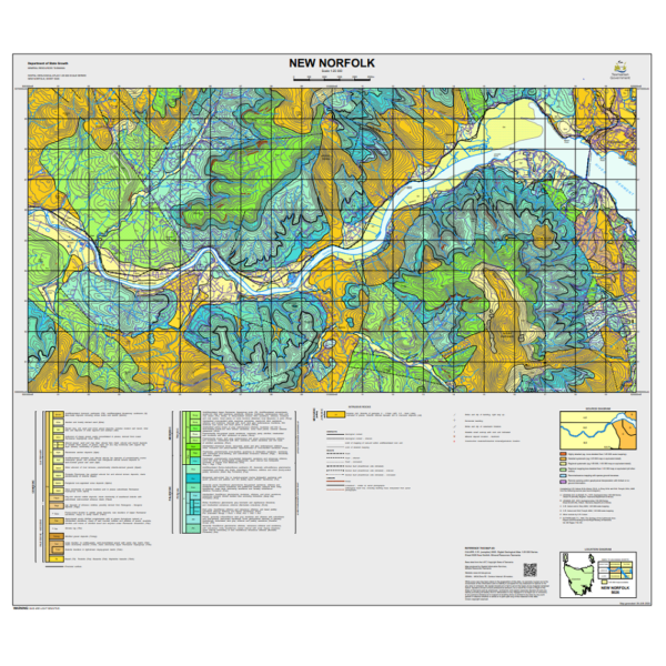 New Norfolk 25k Geology Map 5026