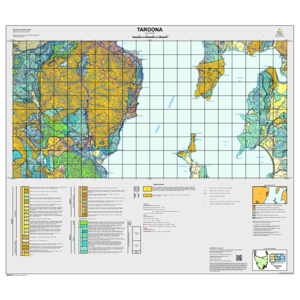 Taroona 25k Geology Map 5224
