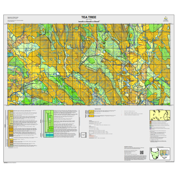 Tea Tree 25k Geology Map 5227