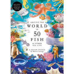 Around the World in 50 Fish 1000 Piece Jigsaw