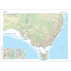 The Times Map of Australia (Southeast)