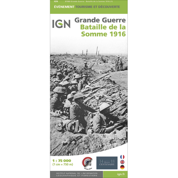 Battle of the Somme 1916 Map