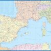 Mediterranean Cruising Travel Map - Image 3