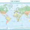 World & Flags Travel Reference Map - Image 2