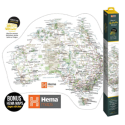 Hema Australia Sticker Map