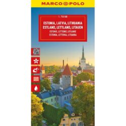 Estonia Latvia Lithuania Map 9783575021922