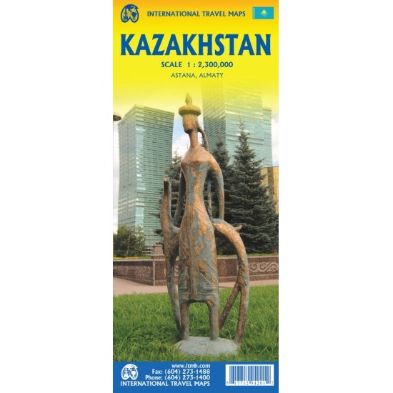 Kazakhstan Travel Reference Map