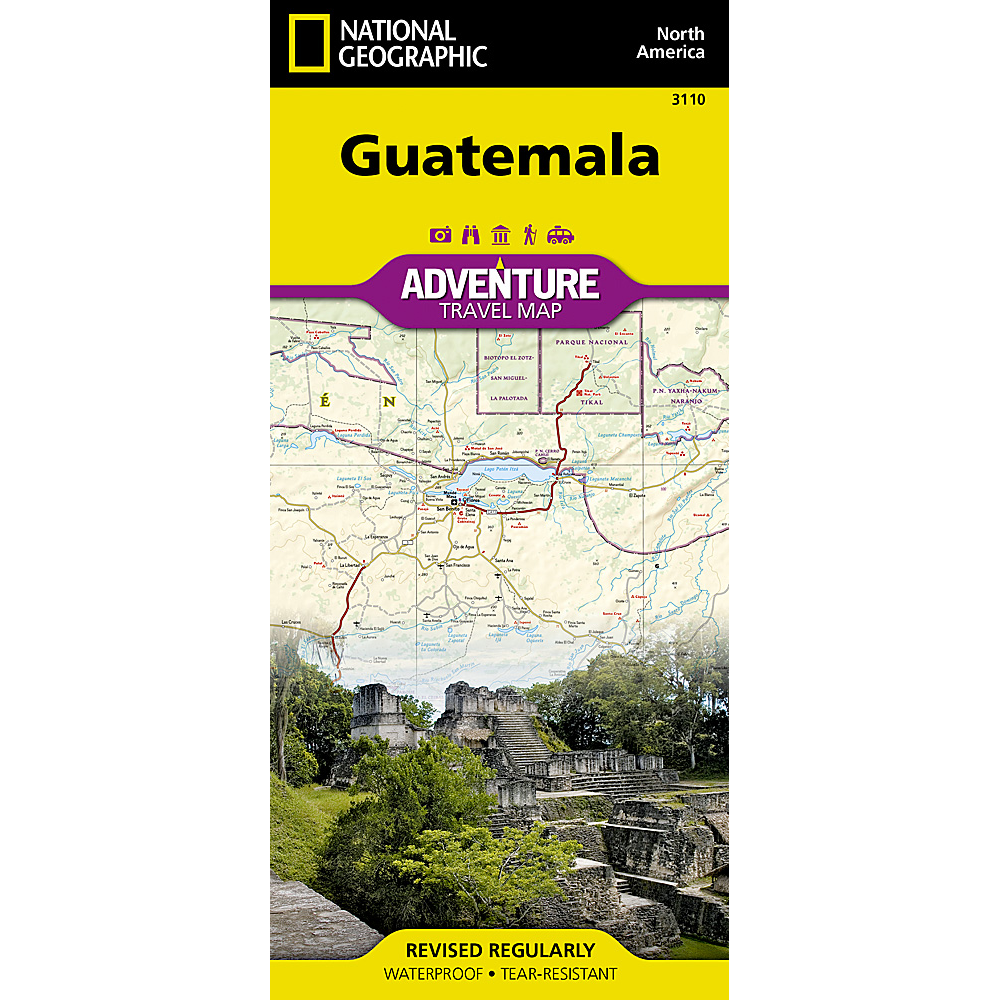 Guatemala Adventure Travel Map