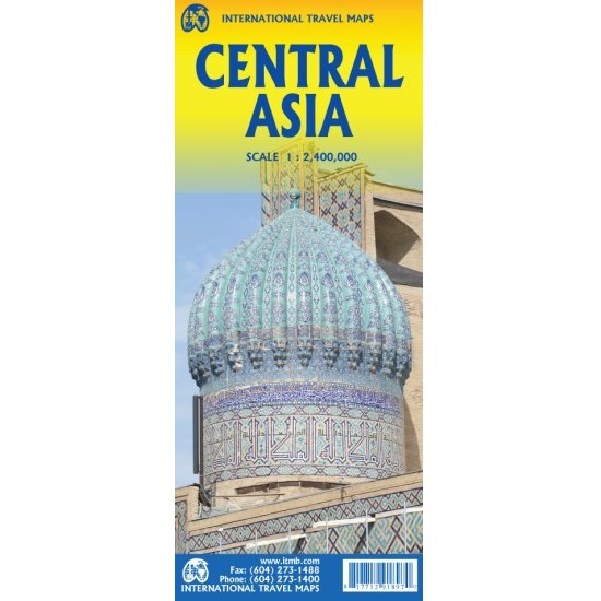 Central Asia Travel Reference Map