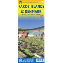 Faroe Islands Denmark Travel Reference Map