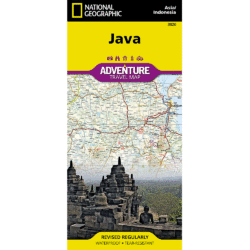 Java Indonesia Adventure Travel Map 3020