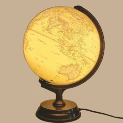 30cm Illuminated Antique Ocean Globe