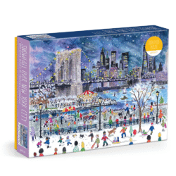 Snowfall Over New York City 1000pc Jigsaw Puzzle