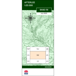Afterlee 25k NSW Topo Map 9440-1N