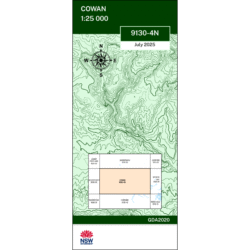 Cowan 1:25k Topo Map