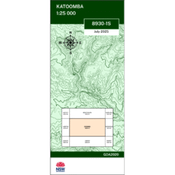 Katoomba 1:25k Topo Map
