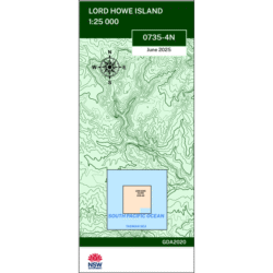 Lord Howe Island Topographic Map