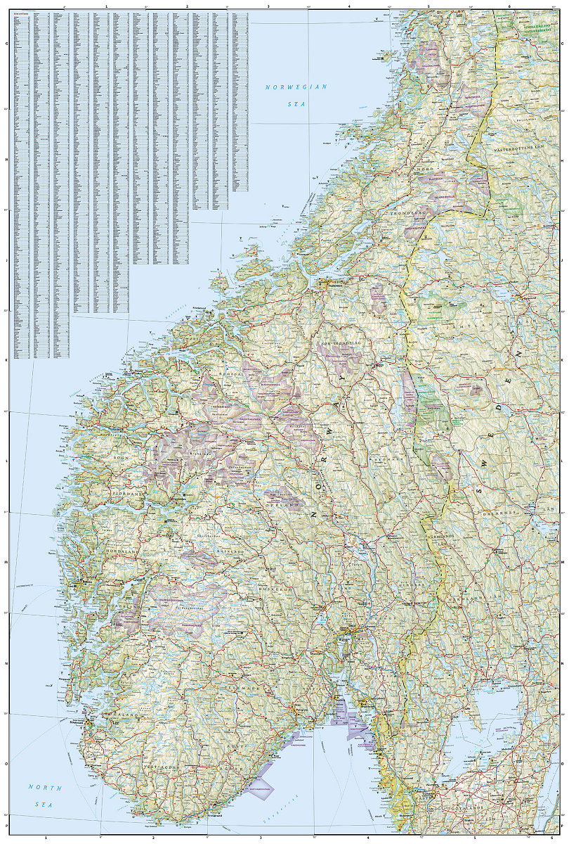 Norway Adventure Travel Map 3331 - Image 2