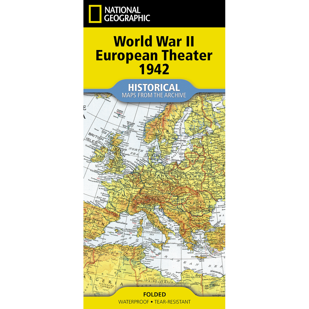 WWII European Theater Historical Map