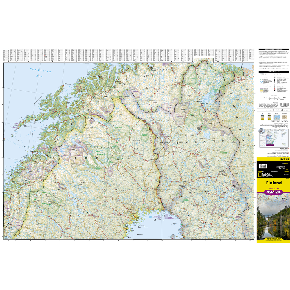 Finland Adventure Travel Map 3333 - Image 2